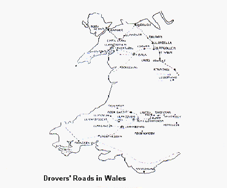 Drovers' Roads Map